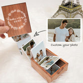 Personalized Valentines Gifts for Boyfriend | Photo Frame Gift Box