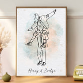 Personalized Valentines Gifts for Boyfriend | Custom Canvas Photo Prints