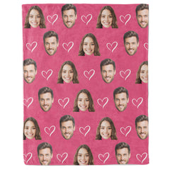 Personalized Valentines Gifts for Boyfriend | Custom Photo Blanket