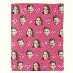 Personalized Valentines Gifts for Boyfriend | Custom Photo Blanket