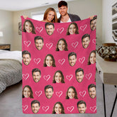 Personalized Valentines Gifts for Boyfriend | Custom Photo Blanket