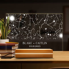 Personalized Valentines Gifts for Him | Star Map Gift