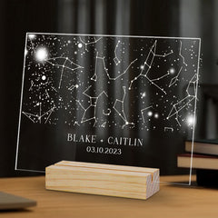Personalized Valentines Gifts for Him | Star Map Gift