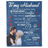 Personalized Valentines Gifts for Husband | Custom Blankets