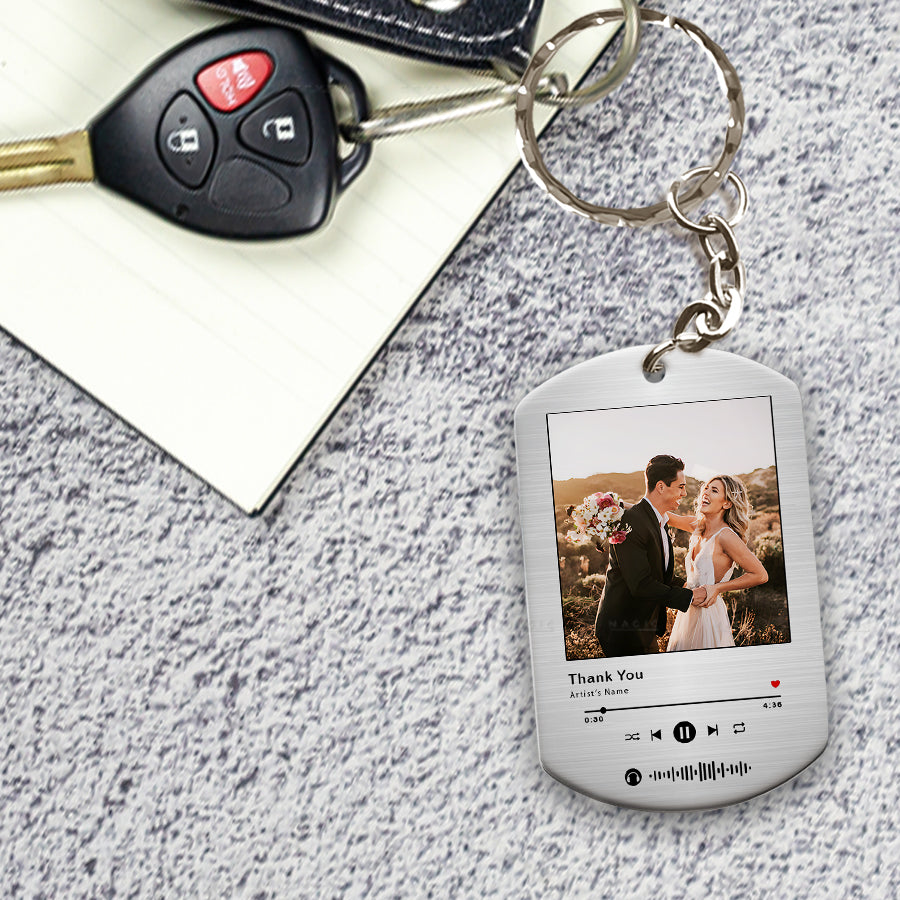 Personalized Valentines Gifts for Husband | Custom Photo Keychain