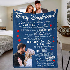 Personalized Valentines Gifts for Husband | Custom Blankets