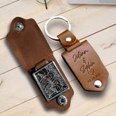 Valentine Gifts Personalized | Keychain Leather