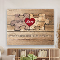 Personalized Valentines Gifts for Men | Custom Canvas Prints
