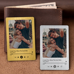 Personalized Valentines Gifts for My Boyfriend | Wallet Insert Card