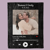 Personalized Valentines Gifts for My Boyfriend | Custom Photo Blanket