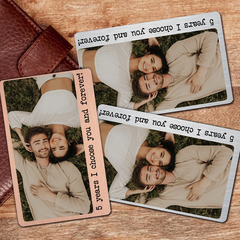 Personalized Valentines Gifts | Personalized Valentines Gifts for Husband | personalized wallet card