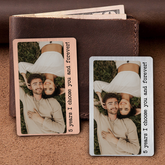 Personalized Valentines Gifts | Personalized Valentines Gifts for Husband | personalized wallet card