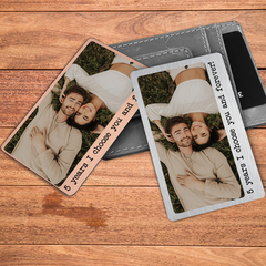 Personalized Valentines Gifts | Personalized Valentines Gifts for Husband | personalized wallet card