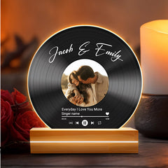 Valentine Custom Gifts | Custom Vinyl Record Plaque