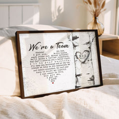 Valentine Day Gifts for Him Personalized | Valentines Day Canvas