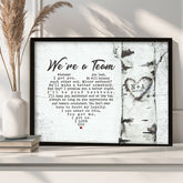 Valentine Day Gifts for Him Personalized | Valentines Day Canvas