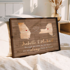 Valentine Day Gifts for Him Personalized | Map Valentine’s Day