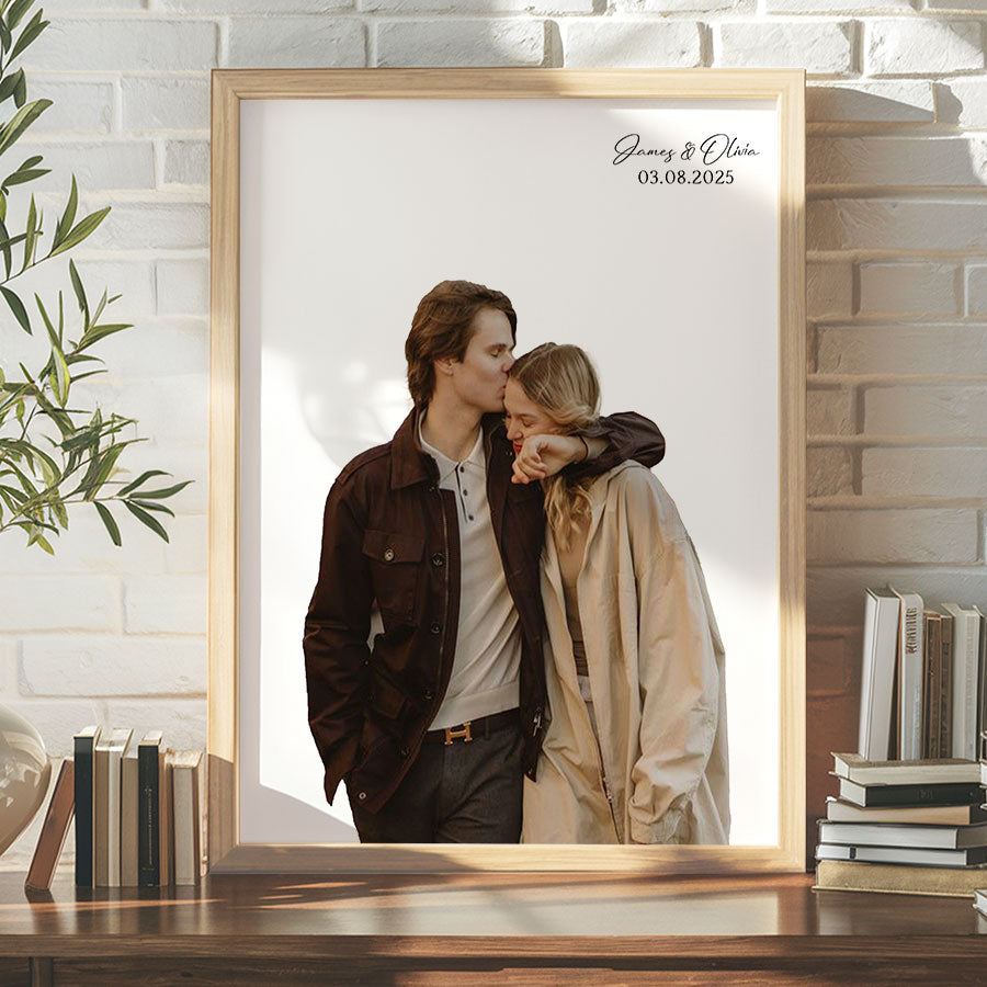 Valentine Gift for Husband | Valentine Canvas Art Print