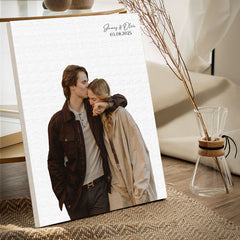 Valentine Gift for Husband | Valentine Canvas Art Print