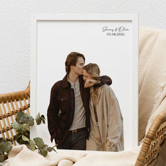 Valentine Gift for Husband | Valentine Canvas Art Print