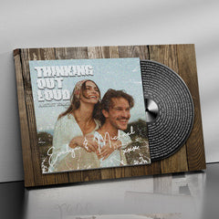 Valentines Day Gifts Song Lyrics on Canvas | Personalized Valentines Day Gifts for Him