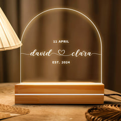 Wedding Gift Idea | Personalized Night Light
