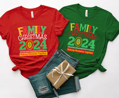 Family Christmas 2024 Shirts, Making Memories Together