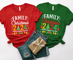 Making Memories Together Family Christmas 2024 Matching Shirts