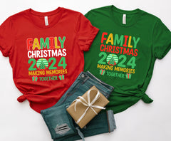 Family Christmas 2024 Making Memories Together Shirts