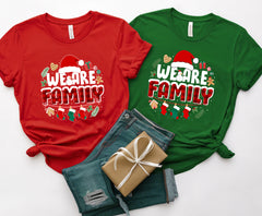 We Are Family Christmas Pajamas, Family Christmas Matching Shirt