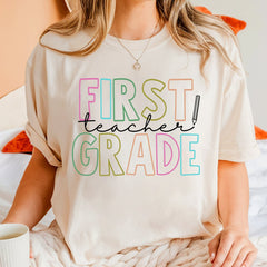 Custom 1st Grade Teacher Shirt