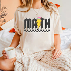 Math Teacher Shirt, Comfort Color Teacher Shirt