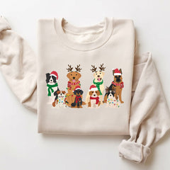 Christmas Dog Sweatshirt, Christmas Holiday Dog Crewneck