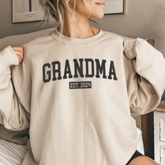 Grandma Est Personalized Sweatshirt