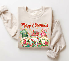 Cute Gnomes Christmas Holiday Sweatshirt