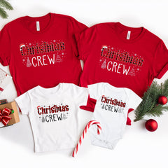 Matching Christmas Crew Family Shirts