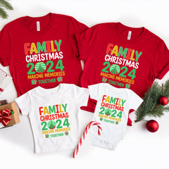 Family Christmas 2024 Making Memories Together Shirts