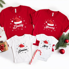 Custom Name Family Matching Shirts, Christmas Shirts For Family