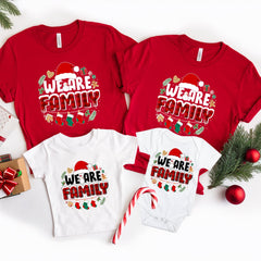 We Are Family Christmas Pajamas, Family Christmas Matching Shirt