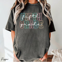 Comfort Colors Fifth Grade Teacher Shirt