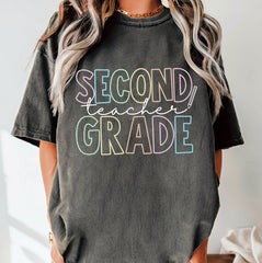 Second Grade Teacher Shirt Comfort Color