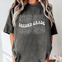 Rock your 2nd grade class in style with our Comfort Colors Teacher Shirt