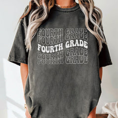 Celebrate with our Fourth Grade Teacher Comfort Color Shirt