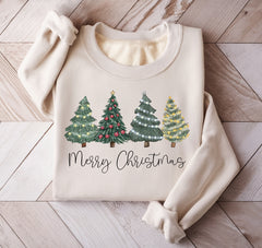 Christmas Trees Sweatshirt | Holiday Sweatshirt For Family