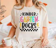 Kindergarten Rocks Teacher Shirt