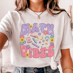 Math Vibes Teacher Shirt