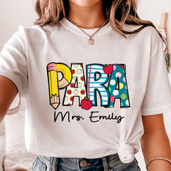 Custom Para Teacher Shirt, Custom Paraprofessional Shirt