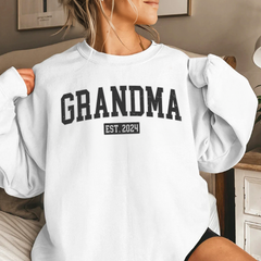 Grandma Est Personalized Sweatshirt