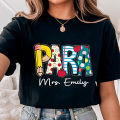 Custom Para Teacher Shirt, Custom Paraprofessional Shirt