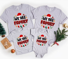 We Are Family Christmas Pajamas, Family Christmas Matching Shirt